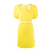 Stella McCartney Gul Bomulls Dagklänning Yellow, Dam