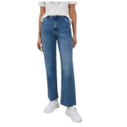 Tommy Hilfiger Högmidjade Flare Jeans Blue, Dam