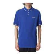 Armani Exchange Tons: les Bleus Polo Shirt Blue, Herr