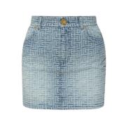 Balmain Jeanskjol Blue, Dam