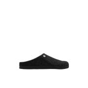 Birkenstock ‘Zermatt Rivet’ slides Narrow Fit Black, Dam