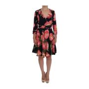 Dolce & Gabbana Tulip Print Shift Klänning Multicolor, Dam