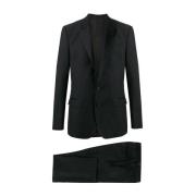 Dolce & Gabbana Kostym med enkel rand Black, Herr
