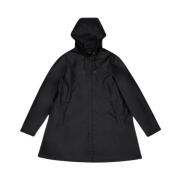 Rains A-line W Jacket W3 Black, Dam