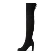 Stuart Weitzman Highland Över-Knä Stövlar Black, Dam