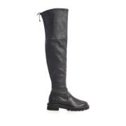 Stuart Weitzman Höj din stil med Lowland Lift High Boots Black, Dam