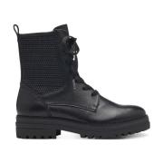 Tamaris Svarta Stängda Booties Black, Dam