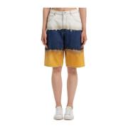 Alberta Ferretti Jeans shorts Yellow, Dam