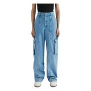 Axel Arigato Wide Jeans Blue, Dam