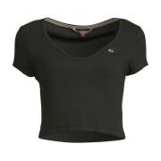 Tommy Jeans T-Shirts Black, Dam