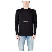 Calvin Klein Jeans Herr Institutionell Essential Bomullströja Black, H...