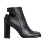 Calvin Klein Jeans Svarta Dragkedja Ankelboots Black, Dam