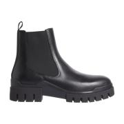 Calvin Klein Jeans Svarta Combat Chelsea Ankelboots Black, Herr