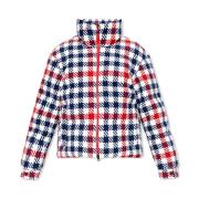 Perfect Moment Star Gingham Polywool Jacka Red, Dam