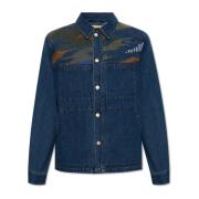 PS By Paul Smith Broderad jeansjacka Blue, Herr