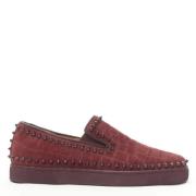 Christian Louboutin Pre-owned Pre-owned Mocka sneakers Red, Dam