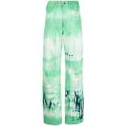 Darkpark Syra Grön Denim Jeans Green, Dam