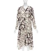 Yohji Yamamoto Pre-owned Pre-owned Silke klnningar Beige, Dam