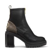 Michael Kors Svart Zip Bootie Black, Dam