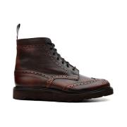 Tricker's Burgundy Stow Stövlar Purple, Herr