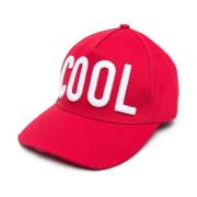 Dsquared2 Sportig Baseball Cap Red, Herr