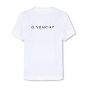 Givenchy T-shirt med logotyp White, Dam