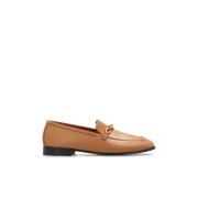 Jimmy Choo ‘Tilda’ läderloafers Brown, Dam