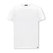 Tom Ford Bomull T-shirt White, Herr