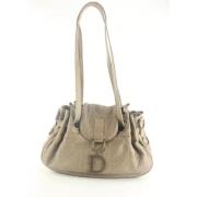 Dior Vintage Pre-owned Läder dior-vskor Beige, Dam