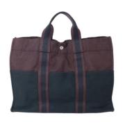 Hermès Vintage Pre-owned Canvas totevskor Blue, Dam