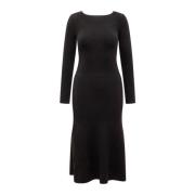 Victoria Beckham Cirkel Panel Klänning Black, Dam