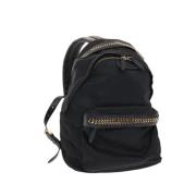 Stella McCartney Pre-owned Pre-owned Nylon ryggsckar Black, Dam