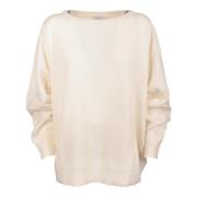 Brunello Cucinelli Cashmere Tröja för kalla klimat Beige, Dam