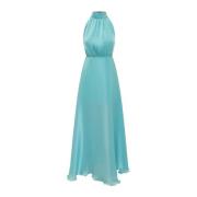 Actualee Organza Klänning Blue, Dam