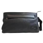 Gucci Vintage Pre-owned Läder gucci-vskor Black, Unisex