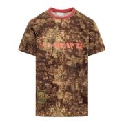 Pierre-Louis Mascia Brun Blommig Logotyp T-shirt Brown, Herr