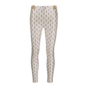 Elisabetta Franchi Leggings White, Dam