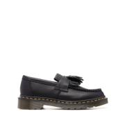 Dr. Martens Svarta läder tofs chunky loafers Black, Dam