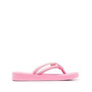 Kenzo Randiga Flip Flops i Rosa/Vit Pink, Dam