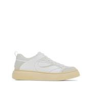 Salvatore Ferragamo Vita Läder Sneakers White, Herr