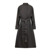 Salvatore Ferragamo Vattentäta Trenchcoats Black, Dam