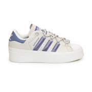 Adidas Originals Grå Plattforms Sneakers för Kvinnor White, Dam