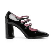 Carel Svarta Patent Mary Jane Skor Black, Dam