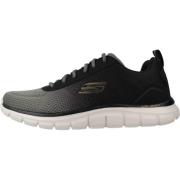 Skechers Track-Ripkent Stiliga Sneakers Black, Herr