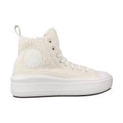 Converse Hög-Top Mode Sneakers Beige, Dam