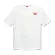 Kenzo T-shirt med logotyp White, Herr