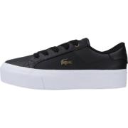 Lacoste Platform Sneakers för modeframåt kvinnor Black, Dam