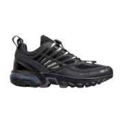 Salomon Svarta sneakers med silverdetaljer Black, Herr