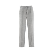 Peserico Wide Trousers Gray, Dam