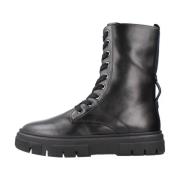 Geox Lace-up Boots Black, Dam